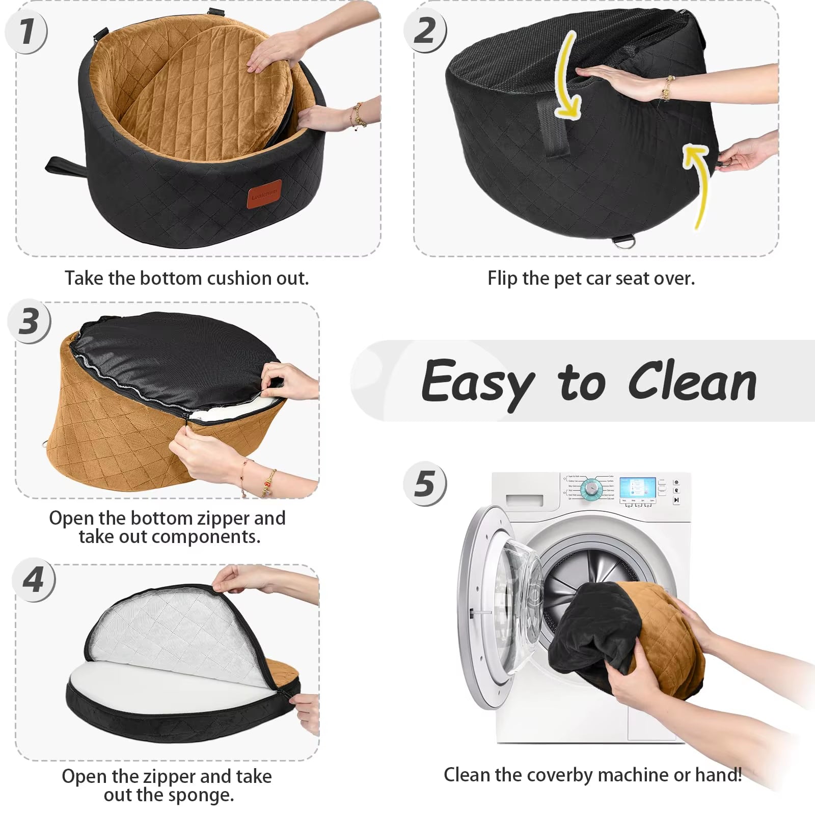 Wholesale Custom Logo Pet Supplies Waterproof Oxford Cloth Rectangle Dog Beds for Sleeping Solid Pattern