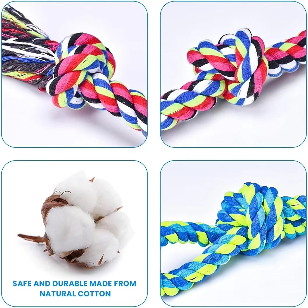 Medium and Large Dog Dog Toys for Medium and Large Dogs, Teeth Cleaning Dog Rope Toys for Large and Medium Bully Chewing