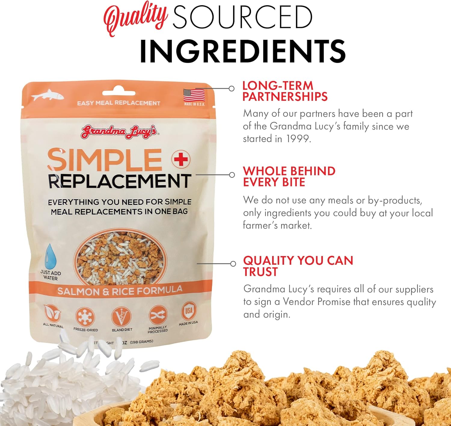 Simple Replacement Salmon and Rice - 7Oz