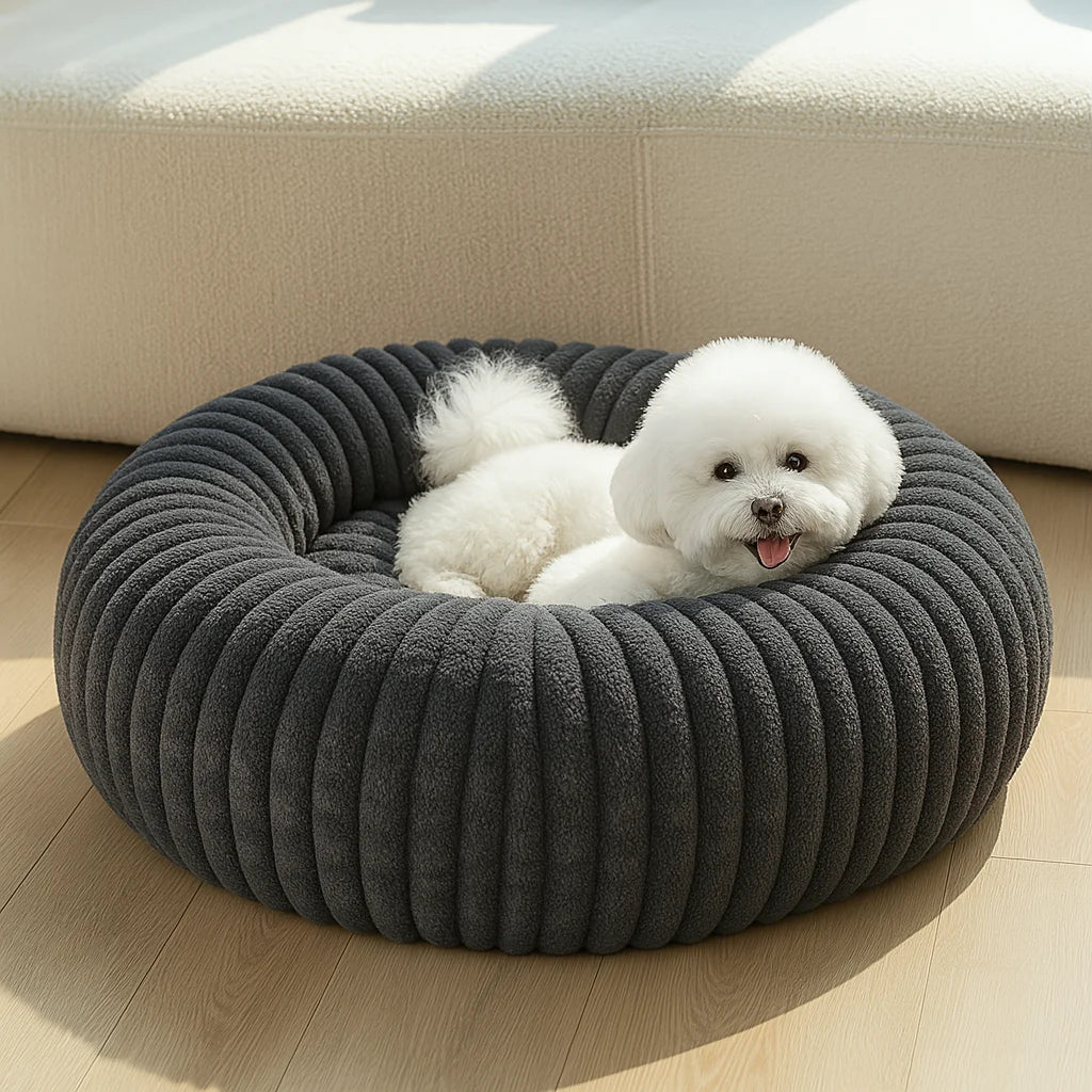 Hot Seller Four Seasons Universal Soft Indoor Donut Dog Bed Waterproof Cats Pet House