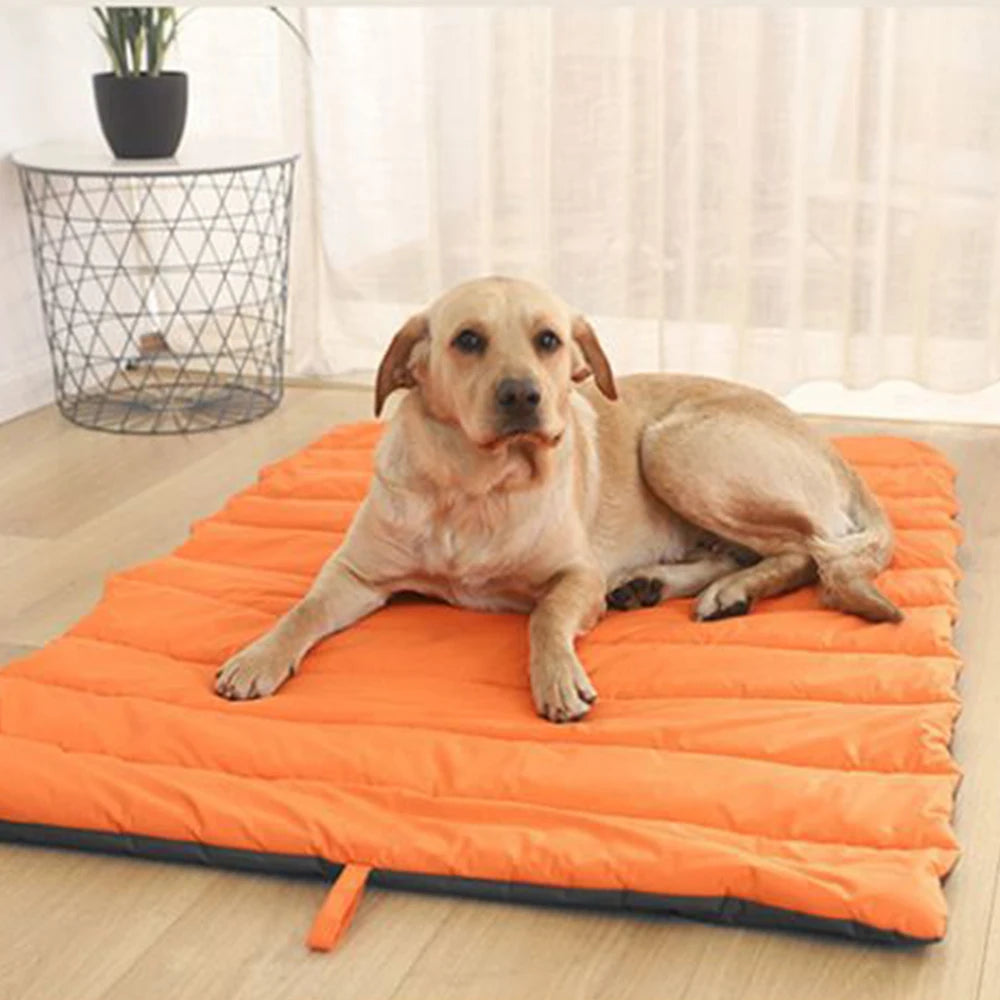 Portable Pet Mat Cat and Dog Mat Outdoor Waterproof Dog Beds for with Storage Carry Bag Outdoor Camping Easy to Clean Mat