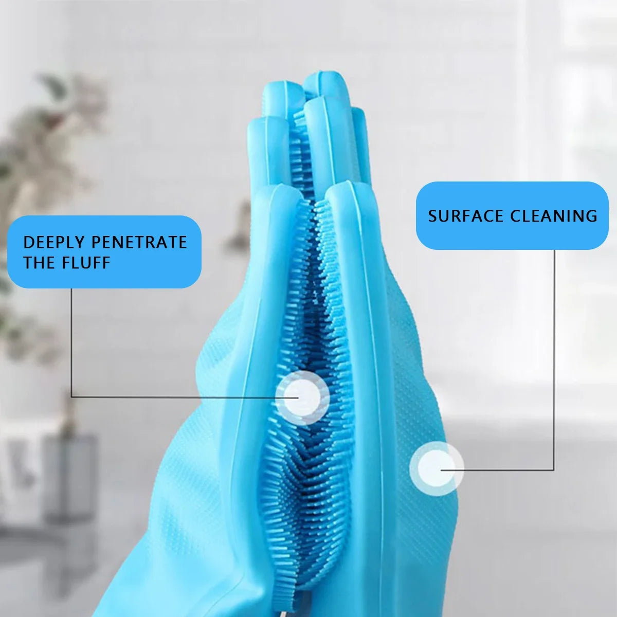 Bathroom Dog Cats Bath Brush Massage Gloves Soft Rubber Comb Pet Accessories for Cats Shower Cleaning Tools Suppliers